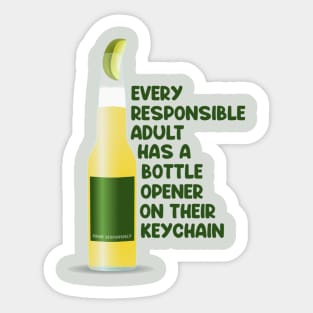 Responsible Adult Sticker